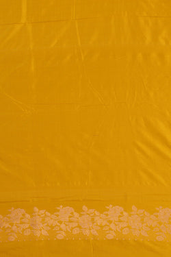 Image of Banarasi Silk Unstitched Suit With Dupatta (3 Pcs Set)