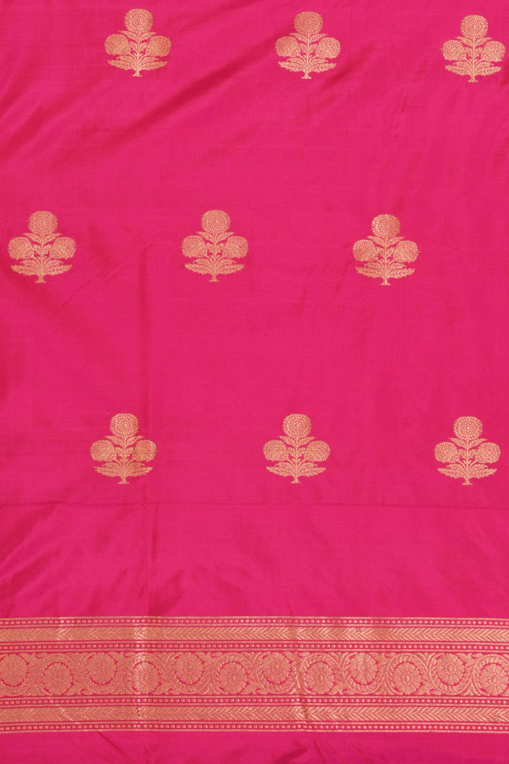 Banarasi Silk Unstitched Suit With Dupatta (3 Pcs Set)