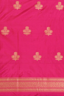 Image of Banarasi Silk Unstitched Suit With Dupatta (3 Pcs Set)