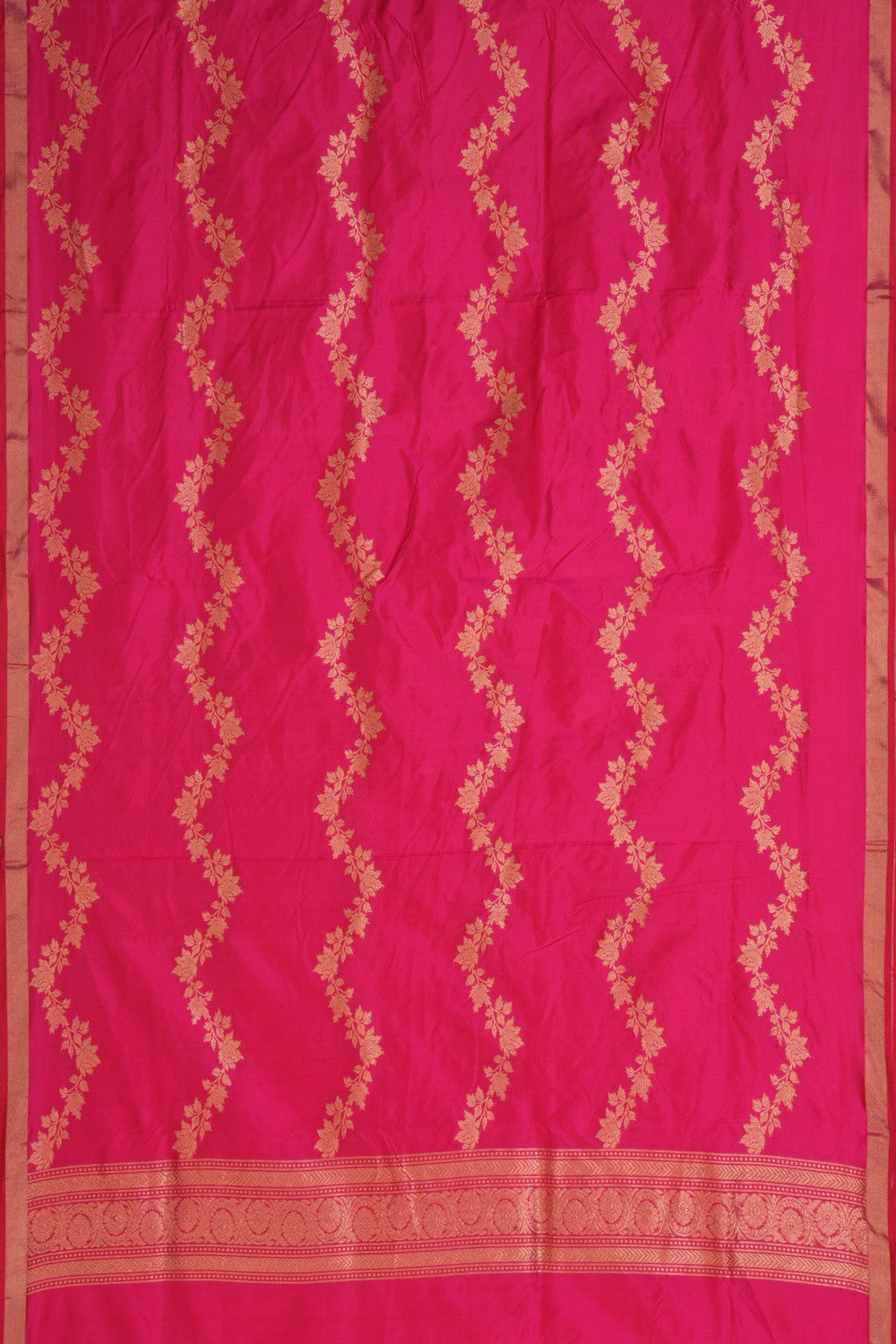 Banarasi Silk Unstitched Suit With Dupatta (3 Pcs Set)