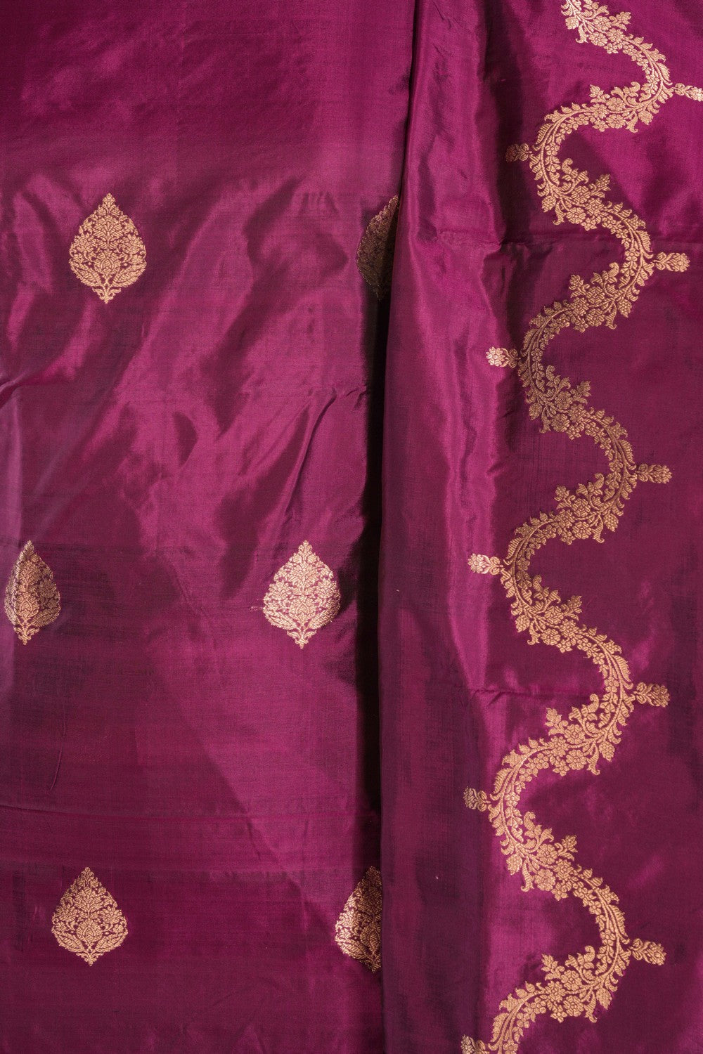 Banarasi Silk Unstitched Suit With Dupatta (3 Pcs Set)