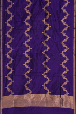 Image of Banarasi Silk Unstitched Suit With Dupatta (3 Pcs Set)