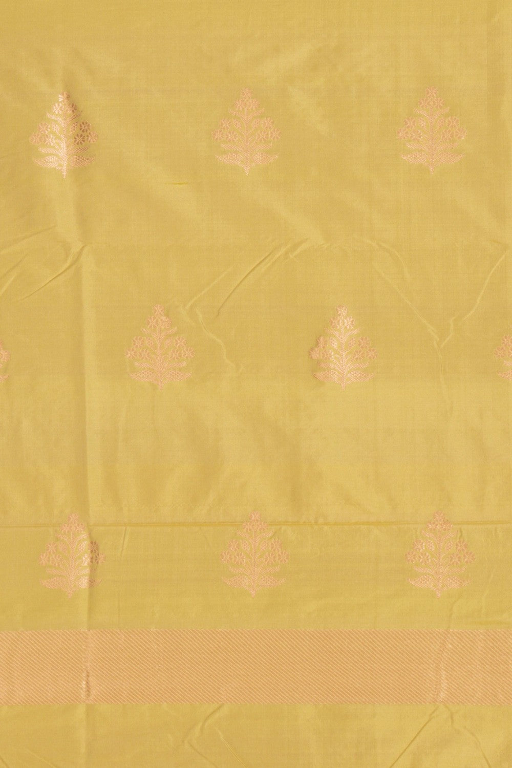 Banarasi Silk Unstitched Suit With Dupatta (3 Pcs Set)