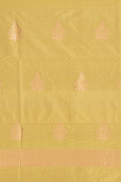 Image of Banarasi Silk Unstitched Suit With Dupatta (3 Pcs Set)