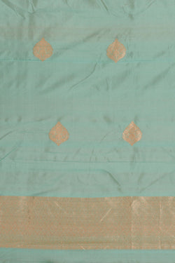 Image of Banarasi Silk Unstitched Suit With Dupatta (3 Pcs Set)