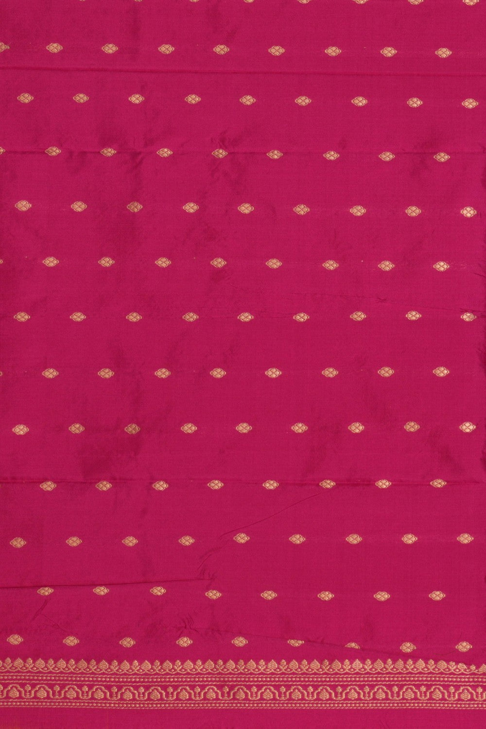 Banarasi Silk Fuchsia-Pink Saree