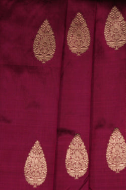 Image of Banarasi Silk Violet Saree