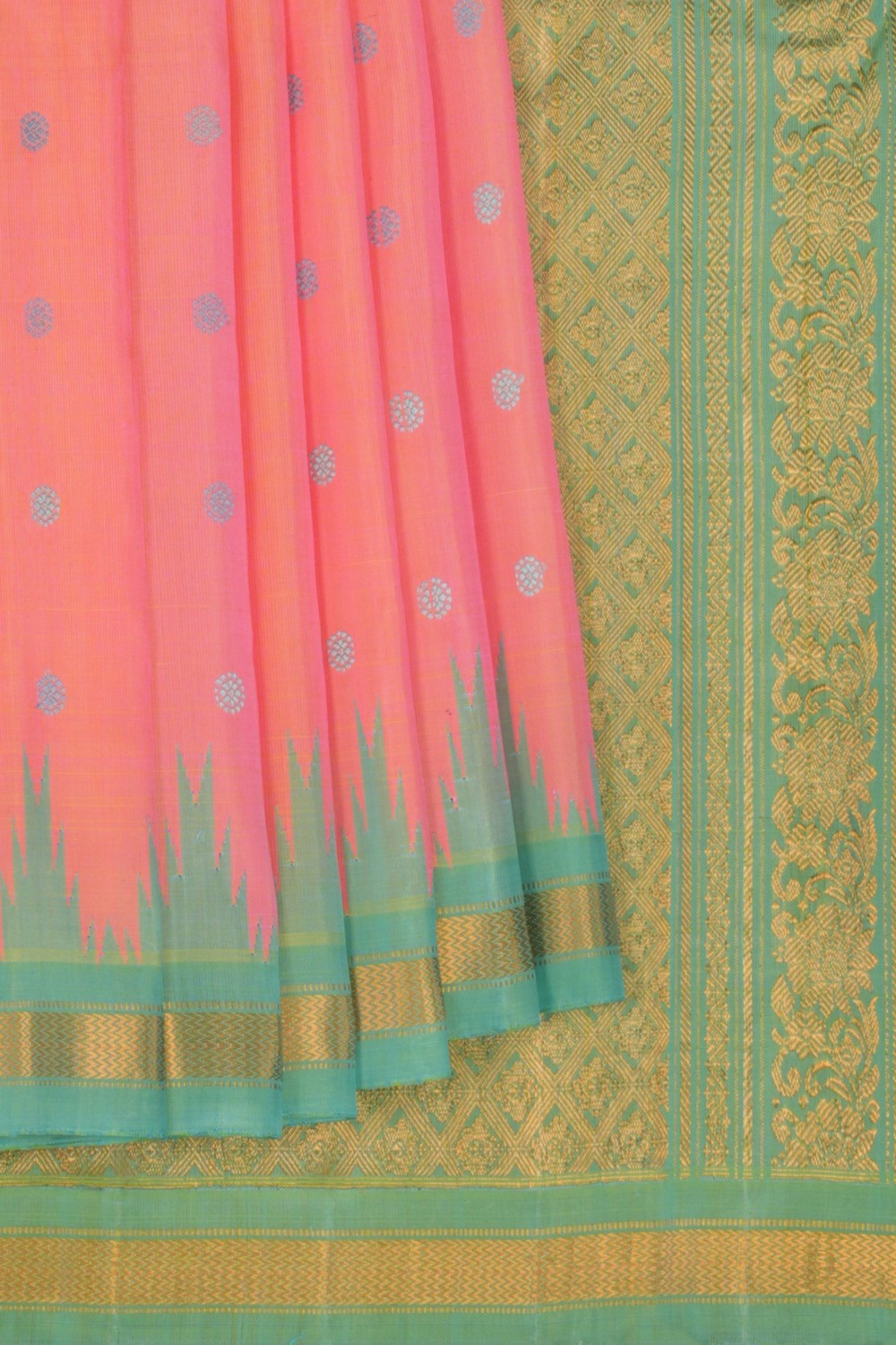 Gadwal Silk Pink Saree