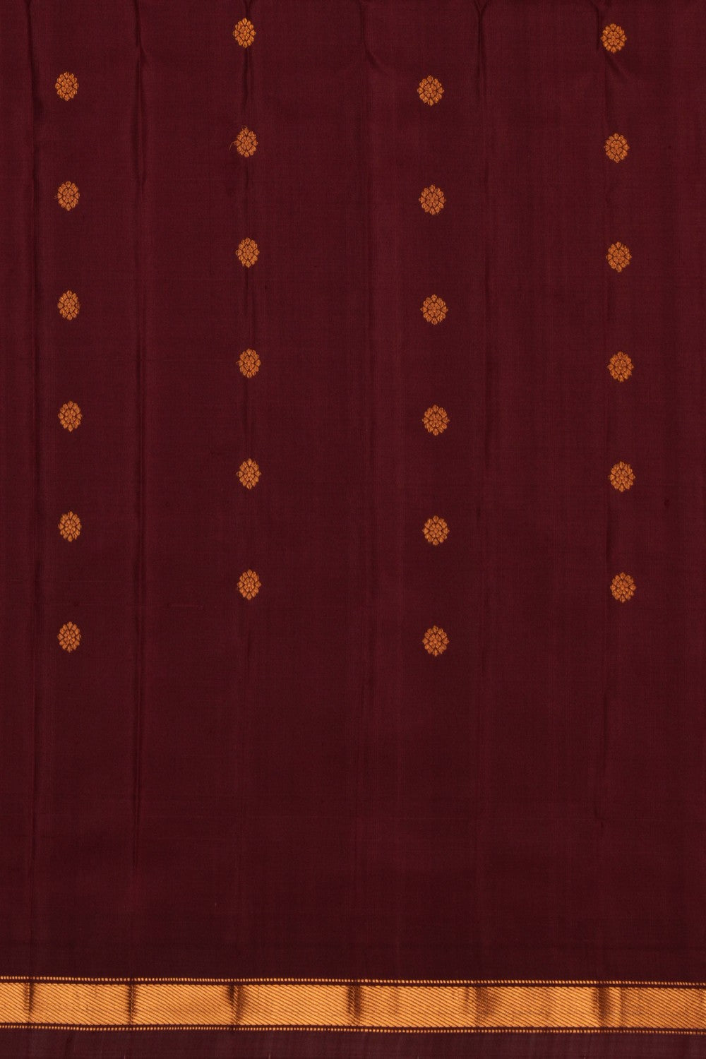 Image of Gadwal Silk Cream Saree