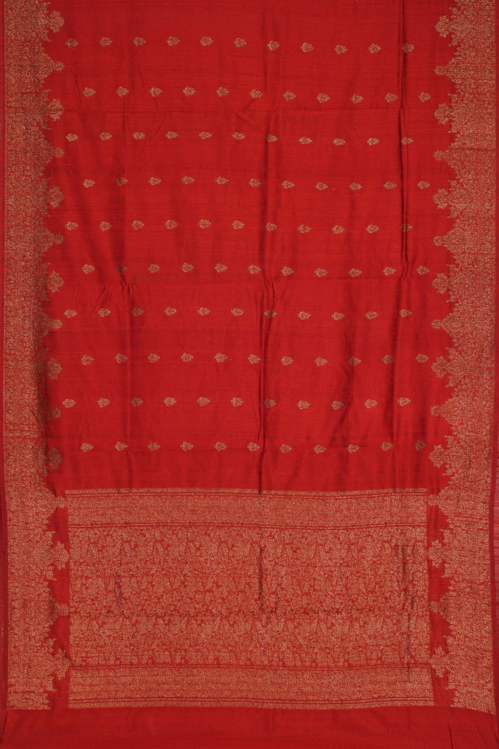 Banarasi Dupion Silk Red Saree