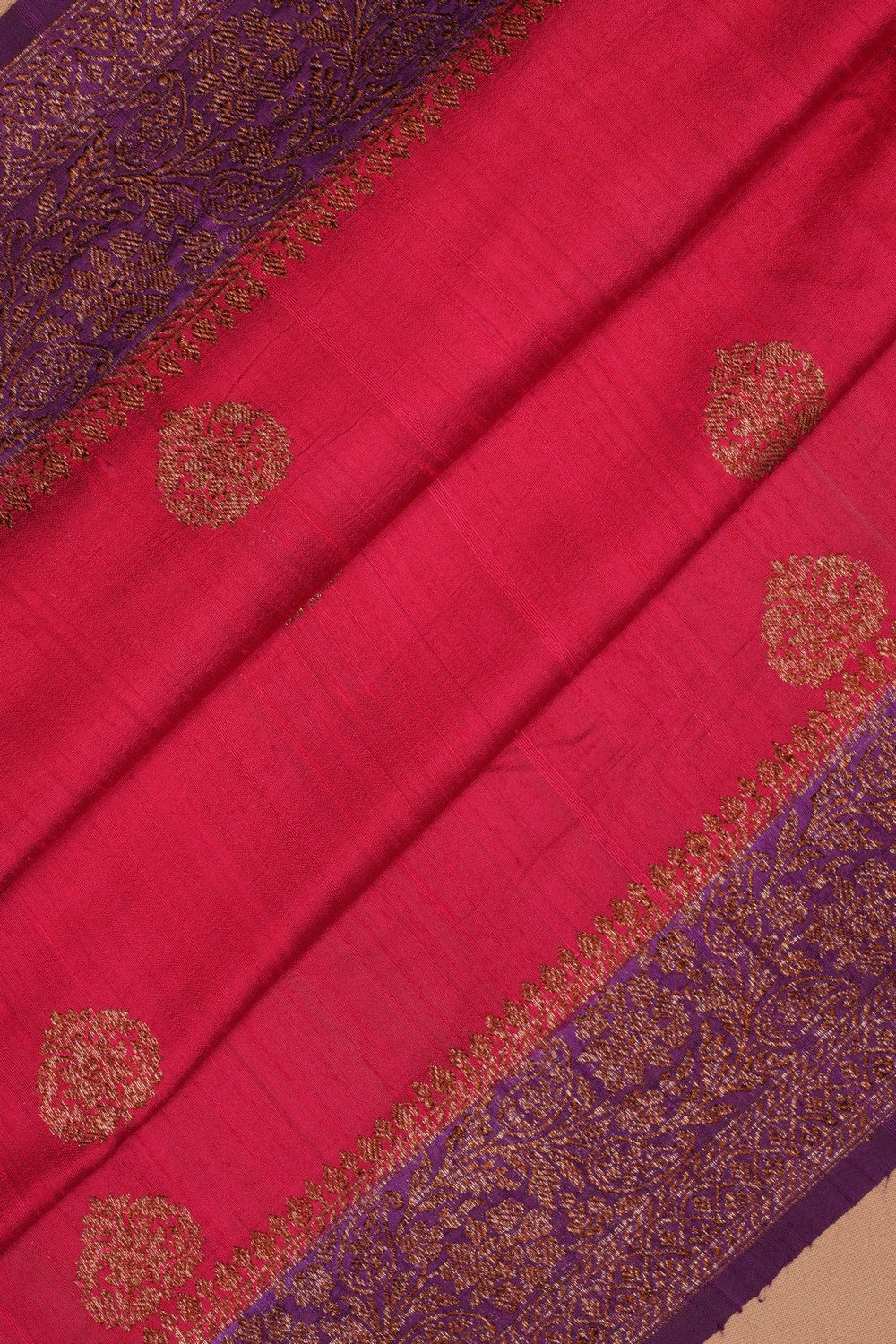 Banarasi Dupion Silk Pink Saree