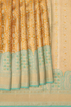 Image of Kanchipattu Gold Tissue Brocade Saree