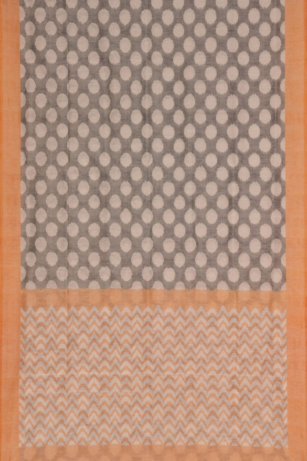 Image of Pochampaly Ikat Linen Saree