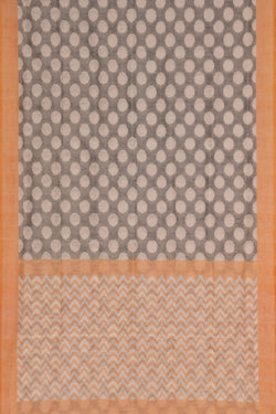 Image of Pochampaly Ikat Linen Saree