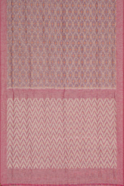 Image of Pochampaly Ikat Linen Saree