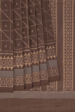 Image of Pochampally Ikat Silk Saree