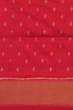 Image of Pochampally Ikat Silk Purple Saree