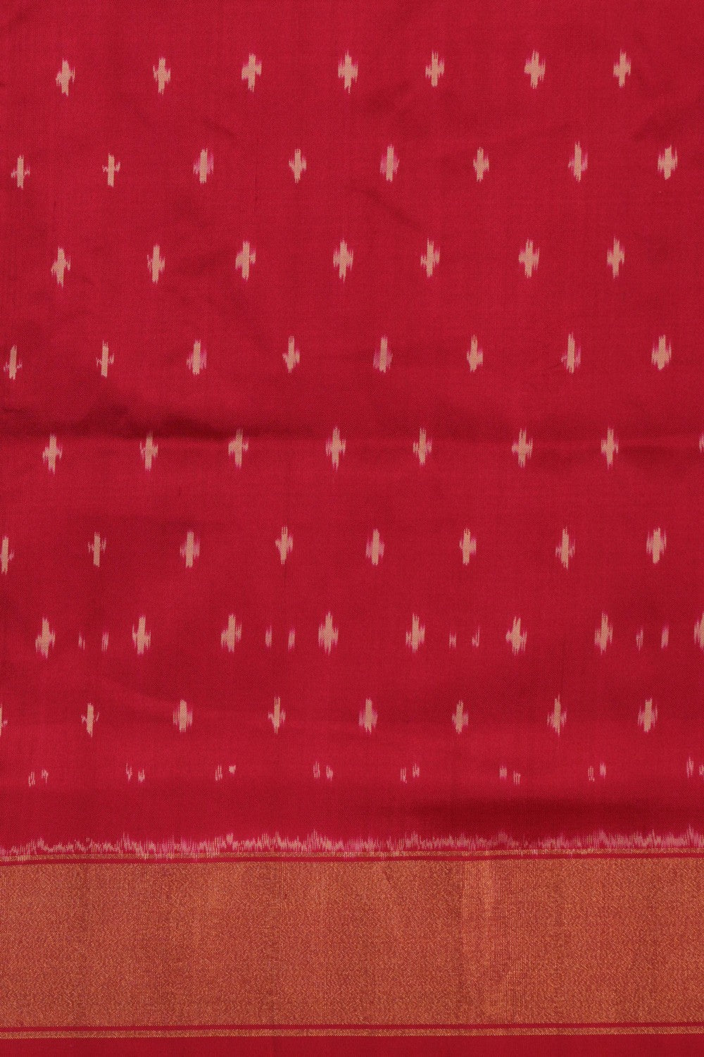 Pochampally Ikat Silk Pink Saree