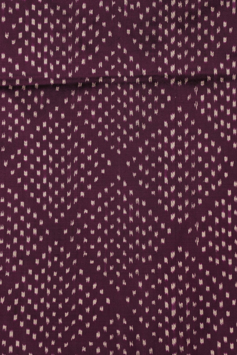 Pochampally Ikat Silk Violet Saree