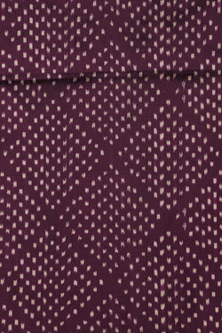 Image of Pochampally Ikat Silk Violet Saree