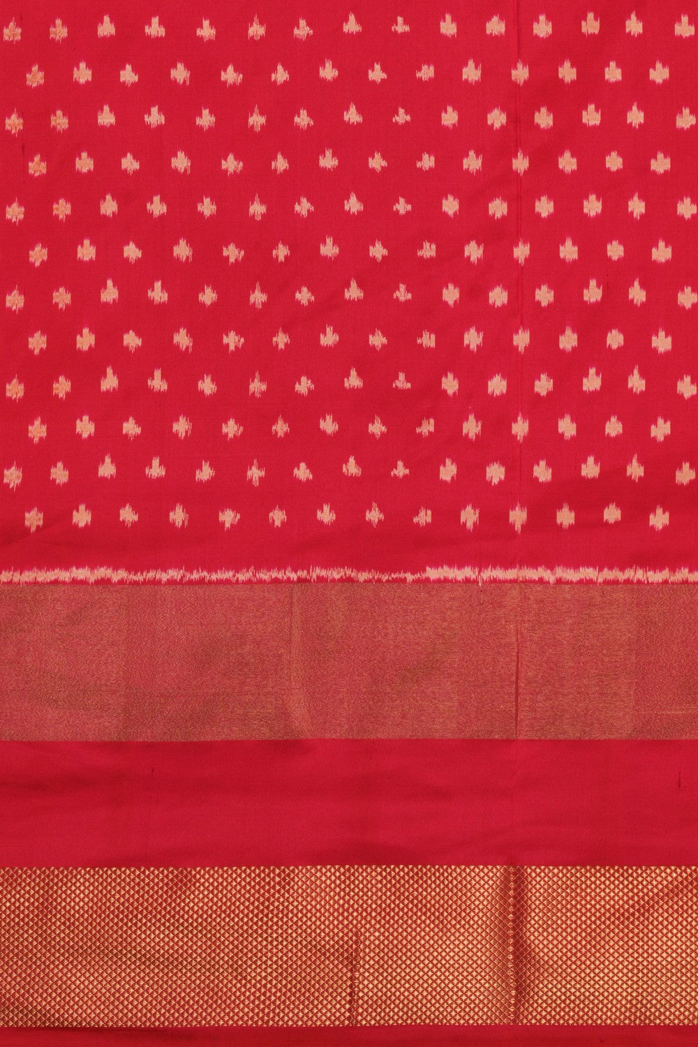 Pochampally Ikat Silk Violet Saree