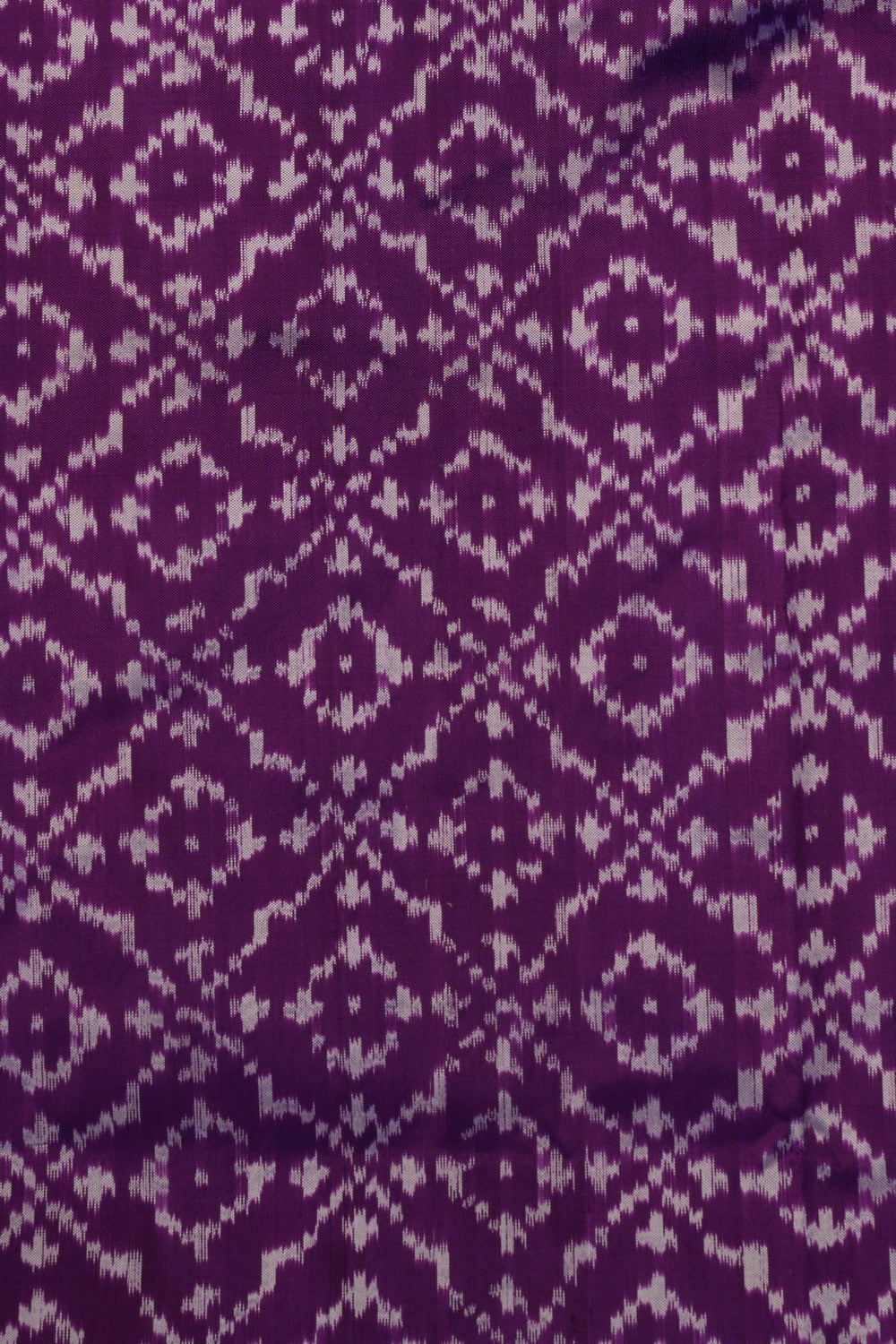 Pochampally Ikat Silk Purple Saree