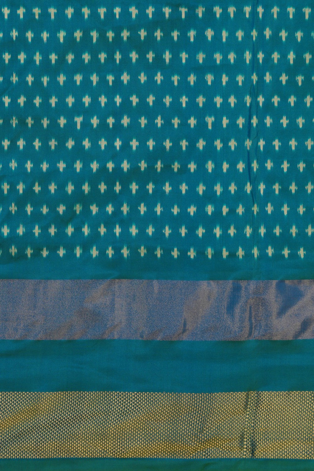 Pochampally Ikat Silk Purple Saree