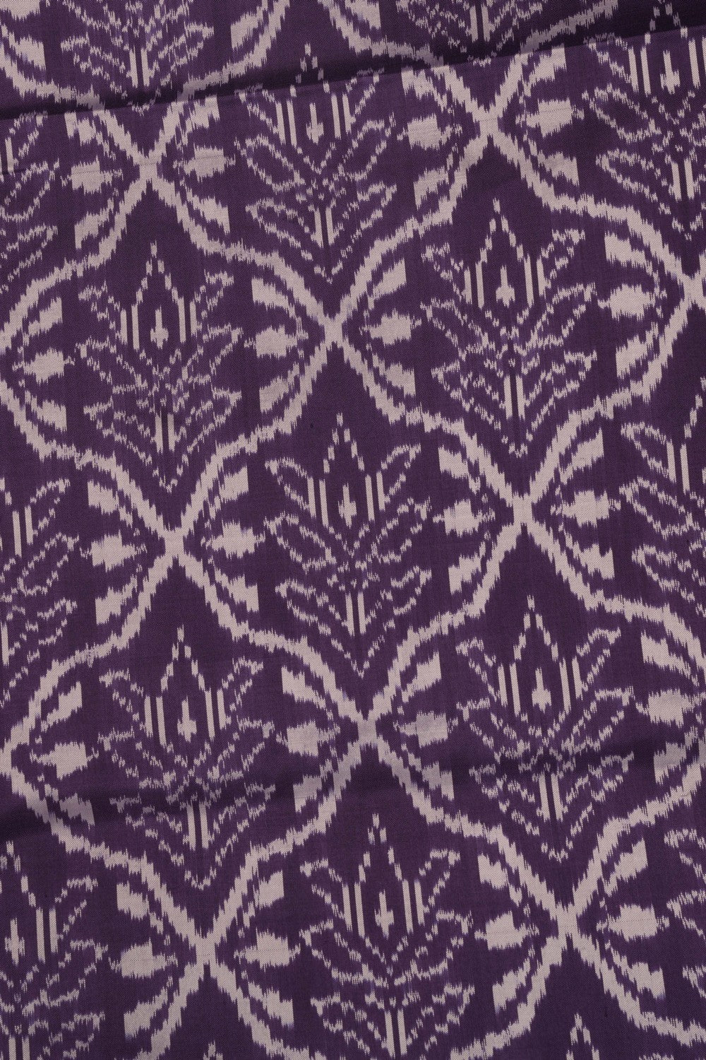 Pochampally Ikat Silk Purple Saree