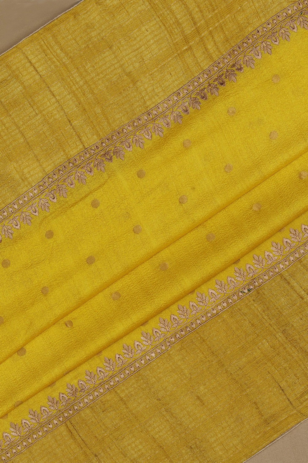 Banarasi Silk Spring Yellow Saree