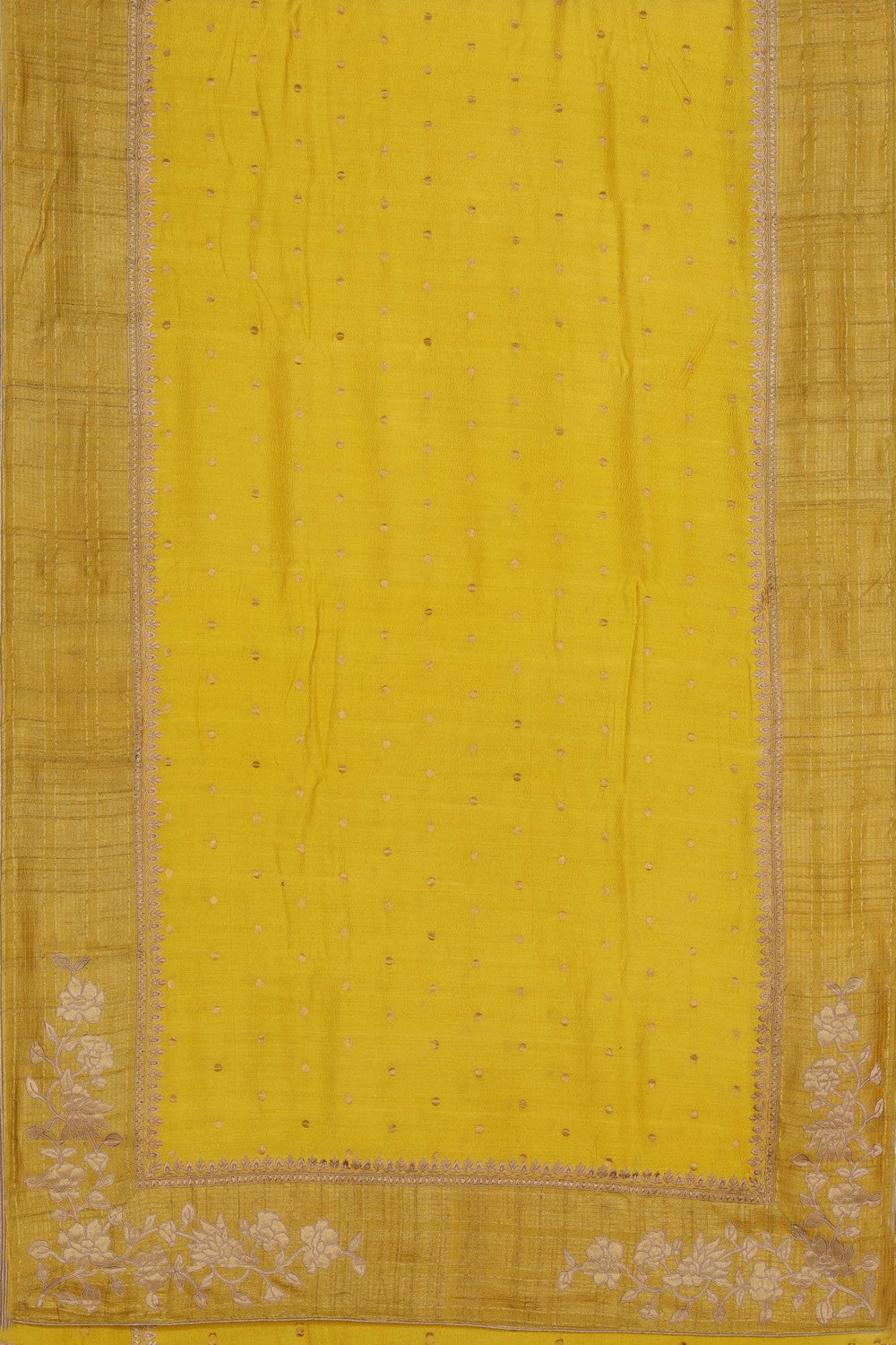 Banarasi Silk Spring Yellow Saree