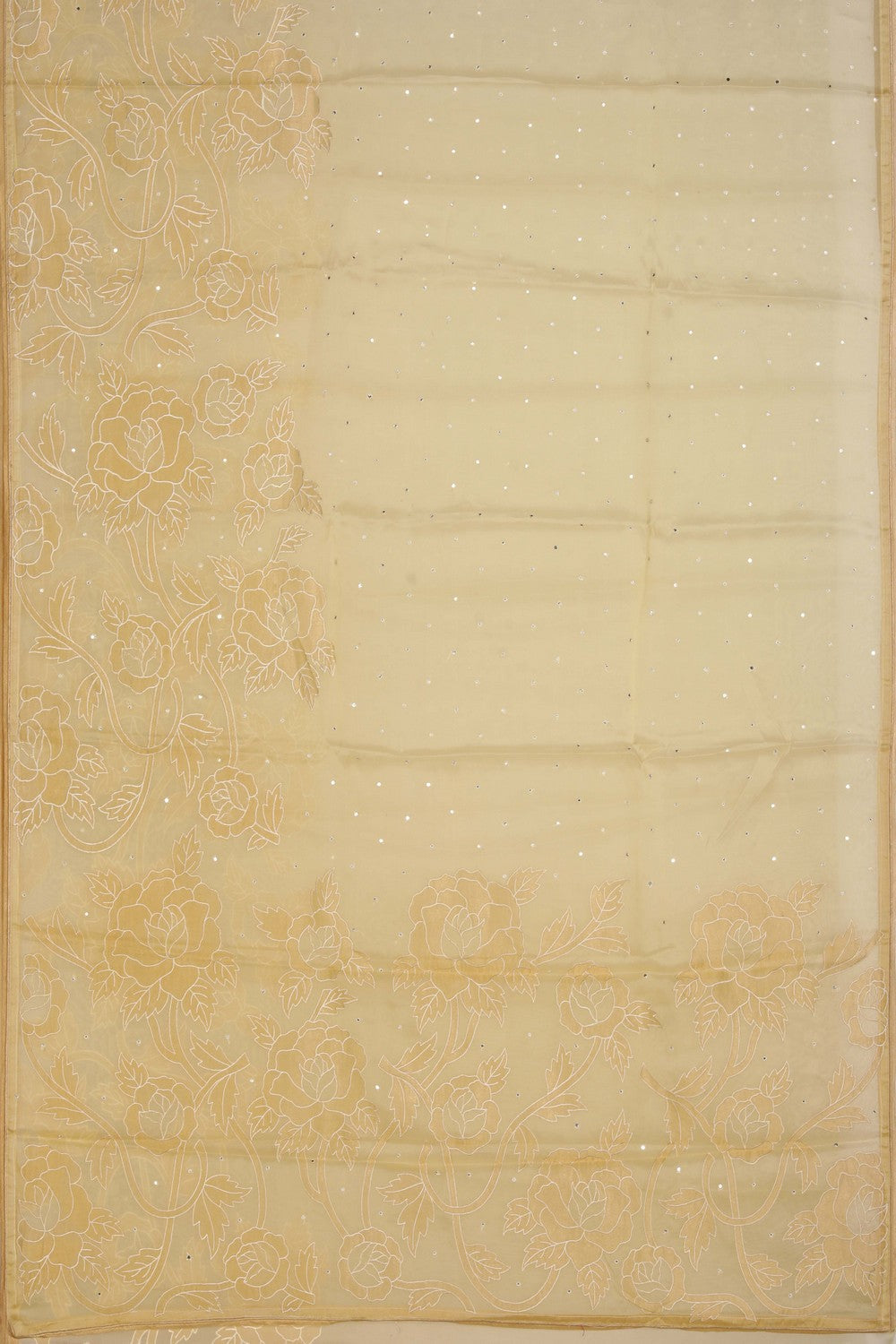 Banarasi Kora Embroidery Saree