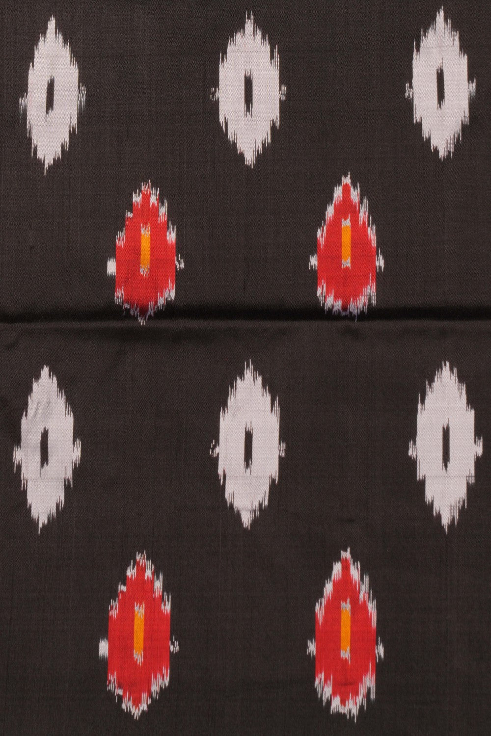 Pochampally Ikat Silk Black Saree