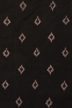 Image of Pochampally Ikat Silk Black Saree