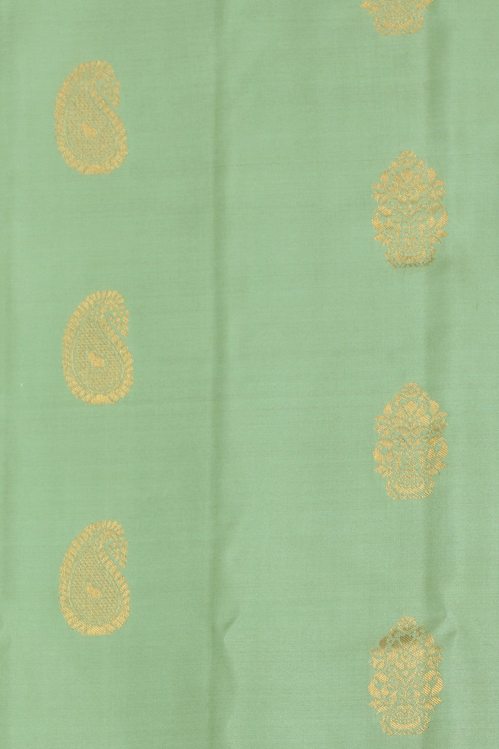 Image of Gadwal Silk Mint Green Saree