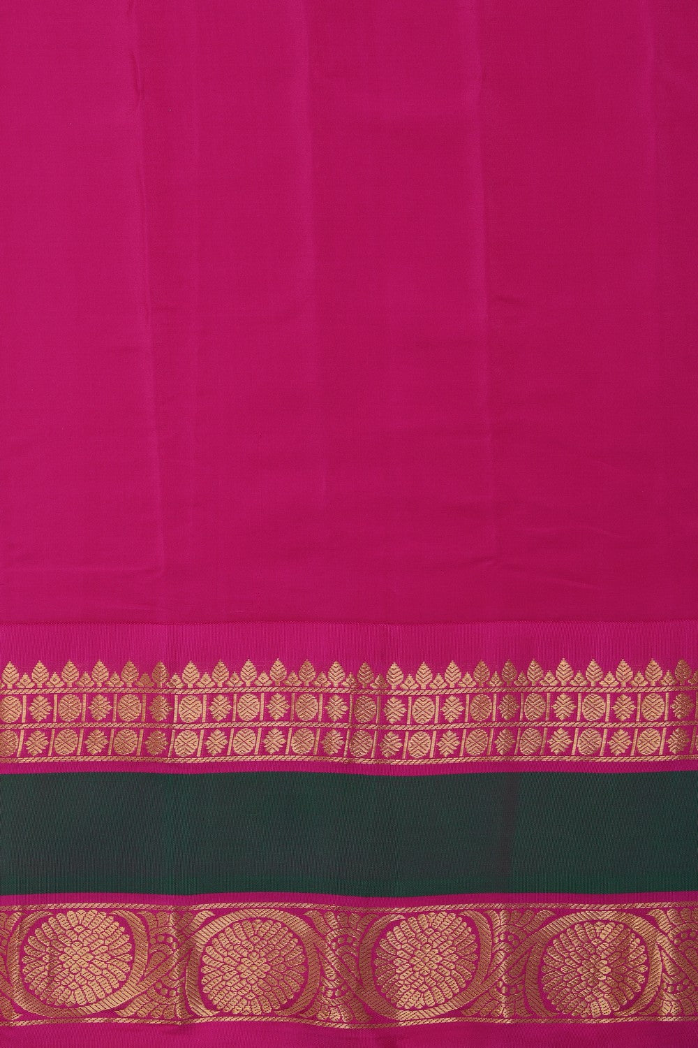 Image of Gadwal Silk Mint Green Saree