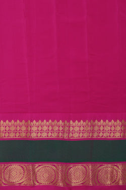 Image of Gadwal Silk Mint Green Saree