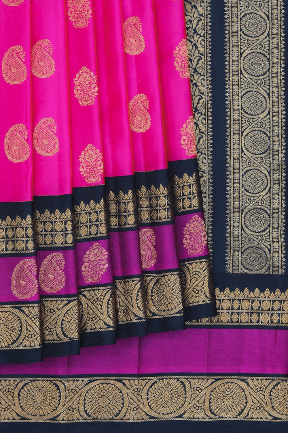 Gadwal Silk Pink Saree