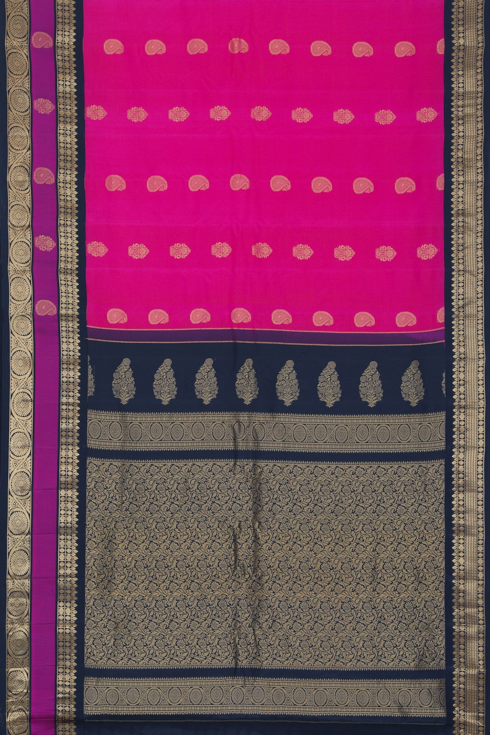 Gadwal Silk Pink Saree