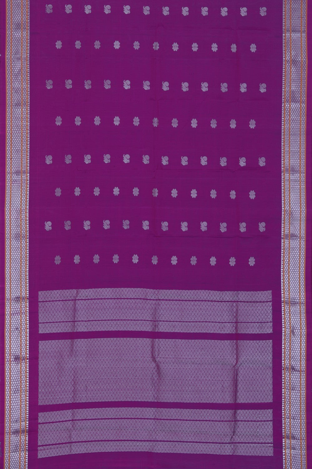 Image of Gadwal Silk Purple Dupatta