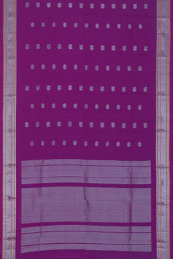Image of Gadwal Silk Purple Dupatta