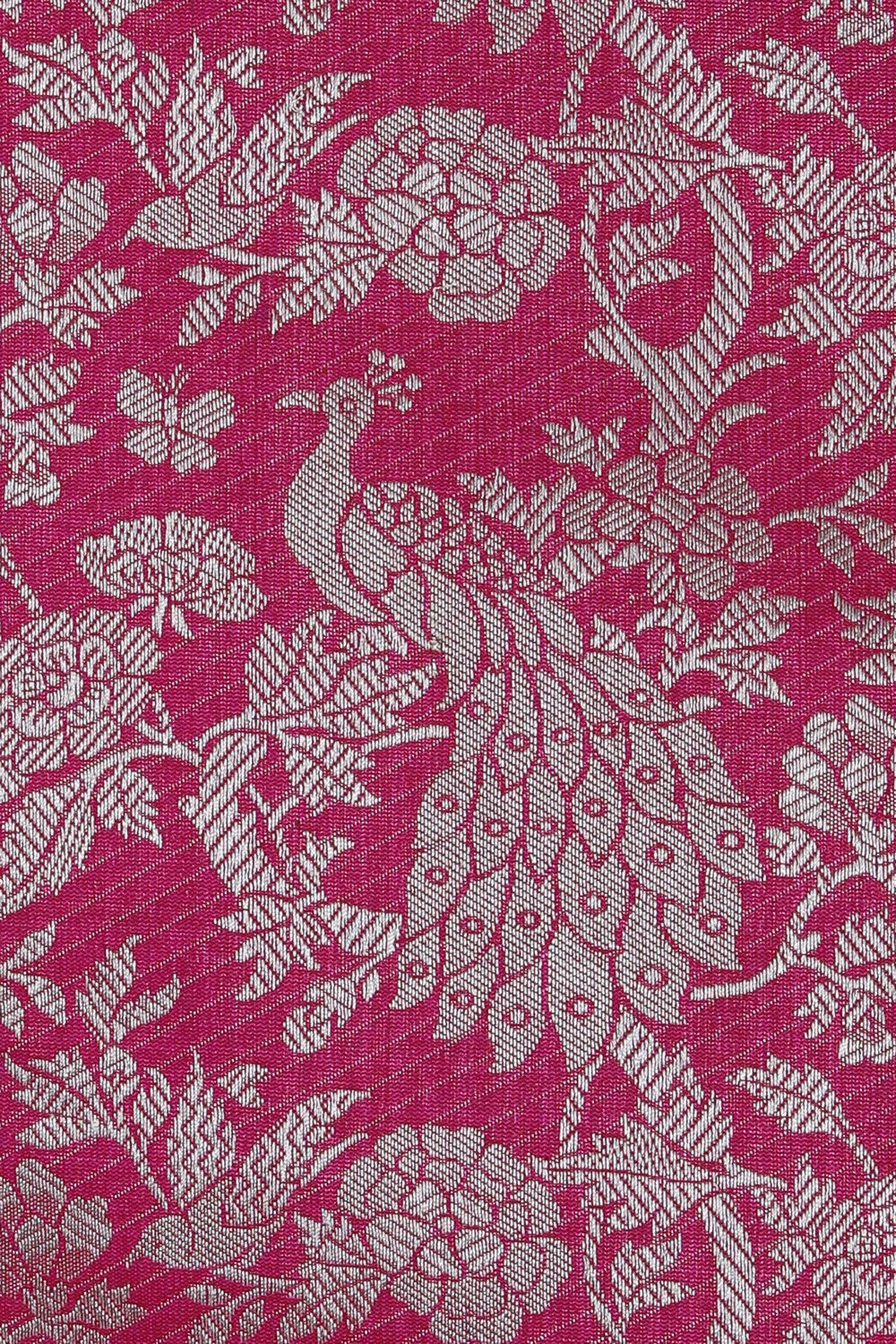 Banarasi-Silk Brocade Pink Saree