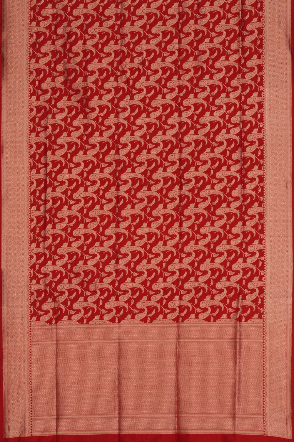 Banarasi Katan Silk Red Saree