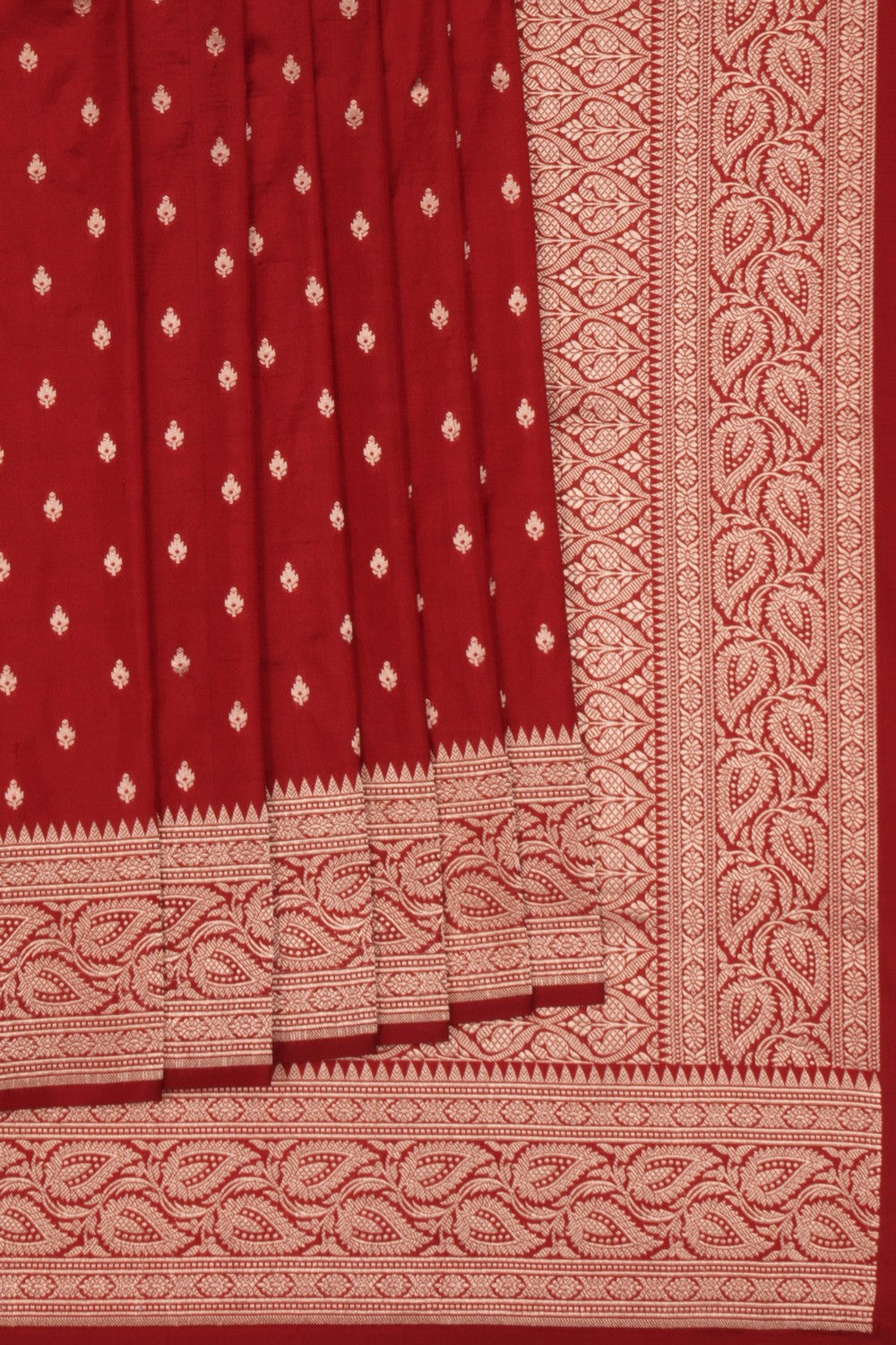 Banarasi Katan Silk Maroon Saree