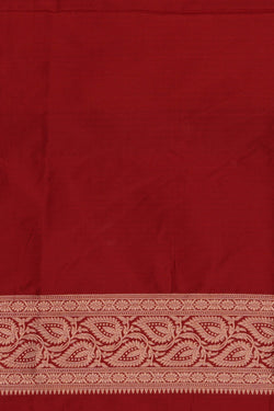 Image of Banarasi Katan Silk Maroon Saree