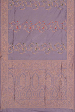 Image of Banarasi Katan Silk Lavender Purple Saree