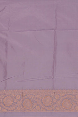 Image of Banarasi Katan Silk Lavender Purple Saree