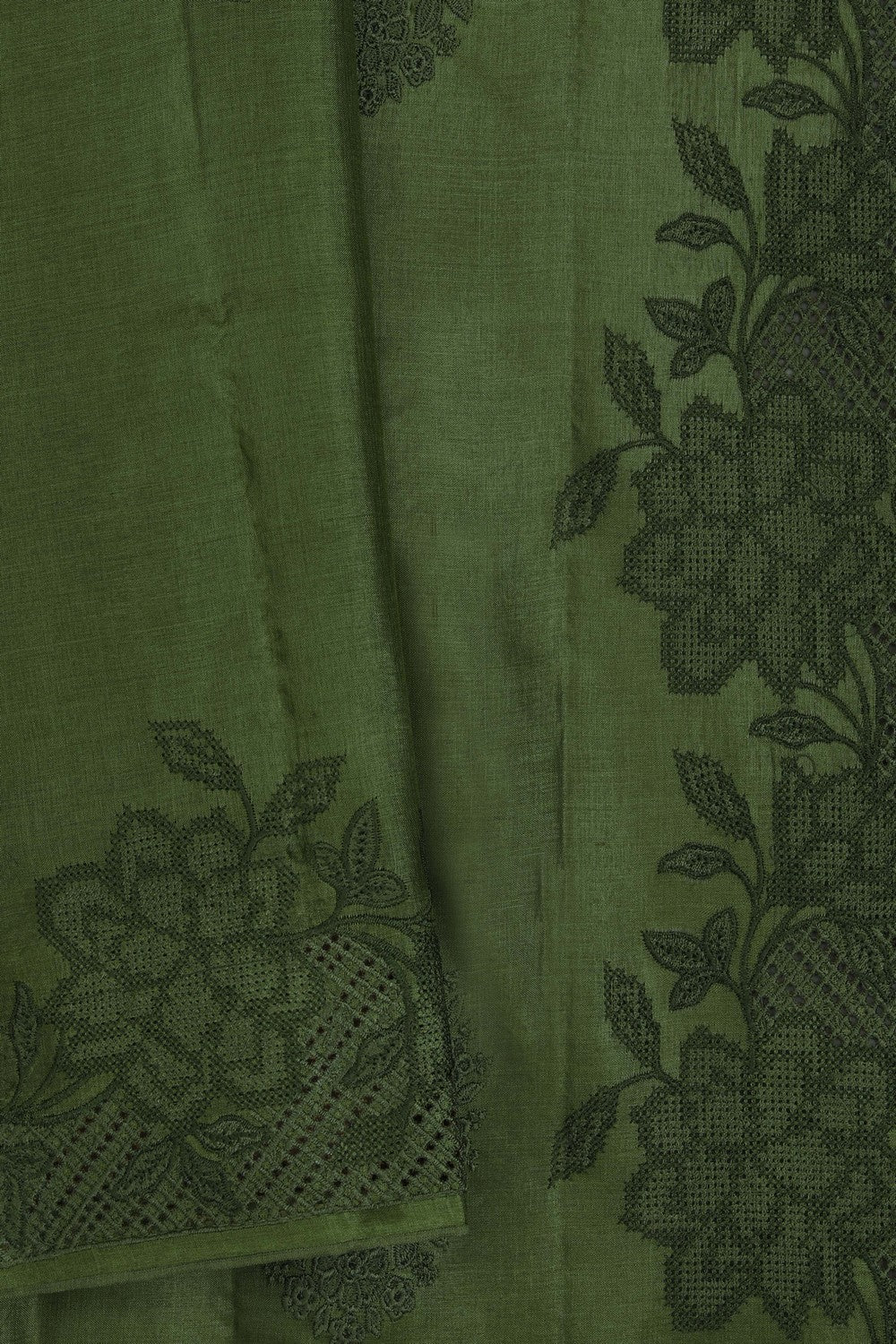 Tussar Silk Embroidery Saree