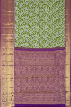 Image of Kanchipattu Brocade Green Saree