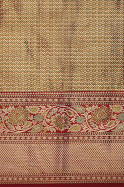 Image of Kanchipattu Tissue Brocade Green Saree