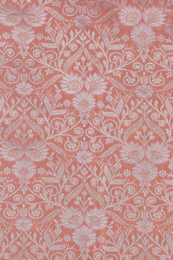 Image of Kanchipattu Tissue Brocade Pink Saree